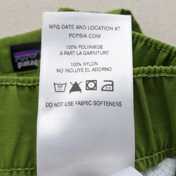 Patagonia Barely Baggies Green Shorts | Size Small - Picture 4 of 6